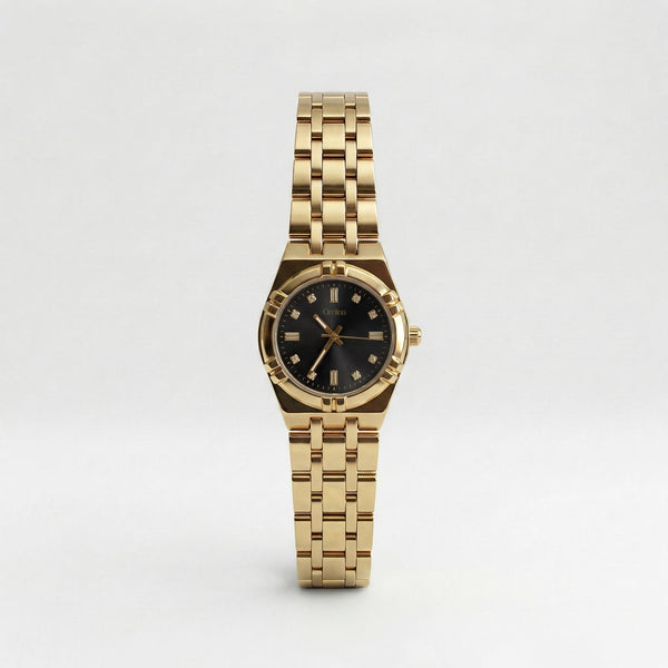 Elara Watch - Gold Noir